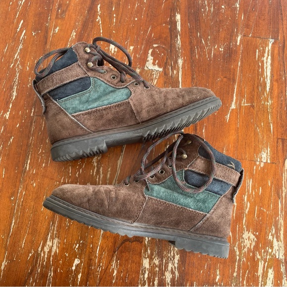 COPY - Vintage Canyon Country Brown Suede Leather Lace-Up Hiking Boots Ankle Bo… - Picture 4 of 15